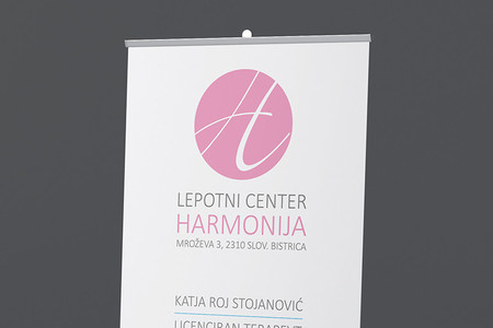 Lepotni center Harmonija: Celostna grafična podoba